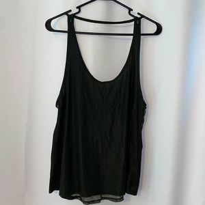 Lululemon Athletica Hunter Green Mesh Open Back